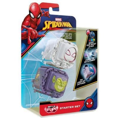 Spider-Man Marvel Spiderman Battle Cube - -Gwen vs Green Goblin Poppetjes en figuren