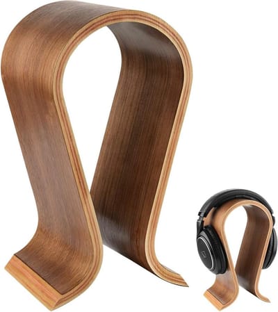 Koptelefoon Houder - Houten Koptelefoonhouder - Universele - Standaard voor koptelefoon - Luxe Headset Stand Universeel - Premium - Ergonomische Holder voor gaming headset
