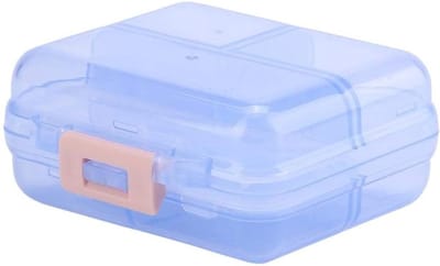 Handige Organizer voor Wekelijks Medicijngebruik met AM/PM Indeling - Draagbare Tablet Case voor Pillen en Vitaminen (Blauw)