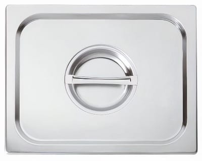 Paderno Gastronorm Deksel Met Handvat 32,5 X 18 Cm Rvs Zilver