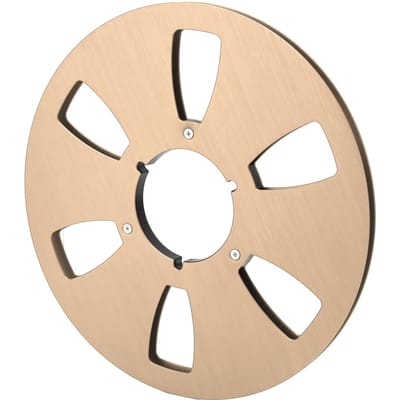 14 10.5 Inch Lege Opwikkelspoel 6 Gaten Aluminiumlegering Universeel Openingsmachine Onderdeel Geluidsband goud