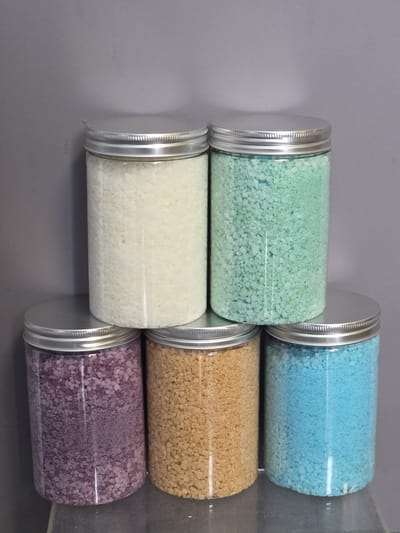 badzout assortiment - 5 x 500 gr - eucalyptus - lavendel - aloe vera- cookies - ocean