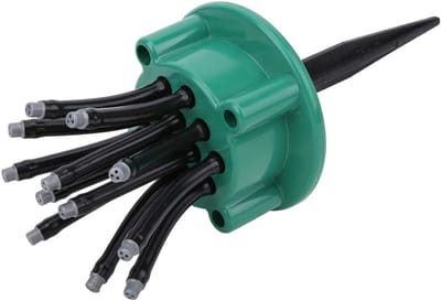 360 Graden Rotatie Tuin Sprinkler met Meerdere Koppen - Automatische Spraymond voor Tuinirrigatie en Landbouwtoepassingen