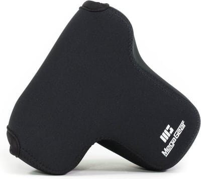 Cameratas Neopreen - Beschermhoes - Veilig Vervoer - Ultralicht Materiaal - 10x15x8cm - Zwart