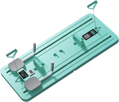 Pilates Reformer Board - Core Trainer - Thuis Fitness - Multifunctioneel Ontwerp - 106x41cm - Groen