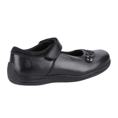 Hush Puppies Meisjes Christina Leren Schoolschoenen (Zwart)
