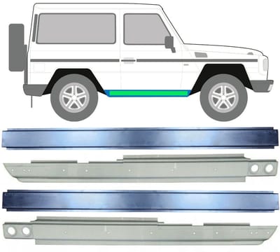 Frontruderamme voor Mercedes G-Class W460 W461 W463 1979-2017 / Set