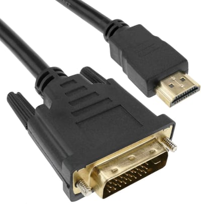 BeMatik - HDMI-kabel type HDMI-A mannelijk naar DVI-D mannelijk 3 m