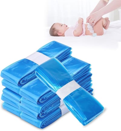 Navulfolie voor Luieremmer - 10 Stuks Herbruikbaar - Geurdicht en Compatibel met Standaard Luieremmers - Blauw