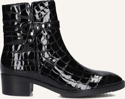Gabor 511 Enkellaarsjes - Enkelboots met rits - Dames - Zwart - Maat 39