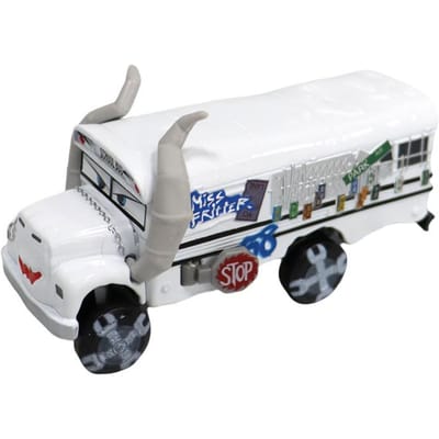 Alliage Pixar Cars 3 Arvy Miss Fritter McQueen Martin Monsieur. Destruction 1 : 55 Voitures Miniatures en Métal Moulé sous Pression Idéal Pour un Cadeau d'Anniversaire d'Enfant
