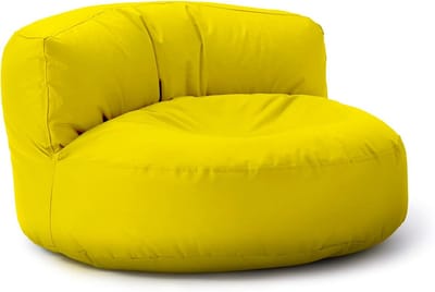 LUMALAND Beanbag Lounge: Zitzak voor uw goedgevulde sit-in | Ontdek modern, knuffelbaar design & relax in stijl in- & outdoor I Met aanpasbare EPS vulling | 90 x 50 cm