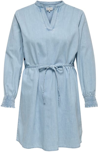 ONLY Carmakoma Denim jurk CARMETTA Midi-jurk