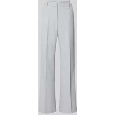 Stoffen broek met Franse steekzakken en vouwplooi