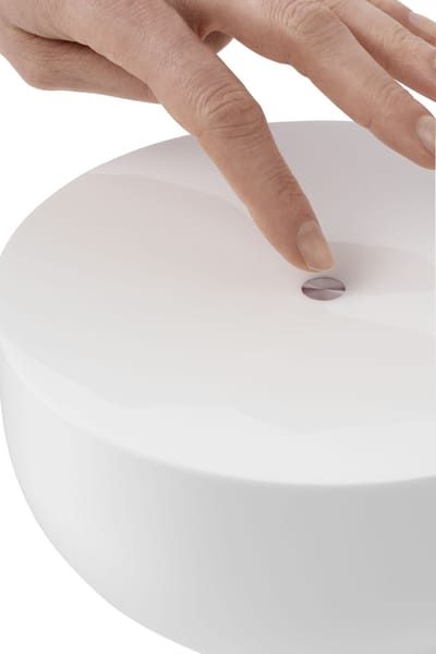 New Works Kizu Portable Tafellamp  - marmer wit