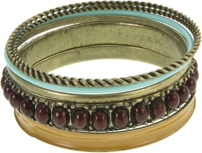 Behave - set armbanden met kleuraccenten - retro bohemian stijl