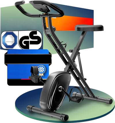 TIM® Hometrainer Fiets - Hometrainers Fitness - Hometrainer - Zwart - 86cm x 44cm x 117cm