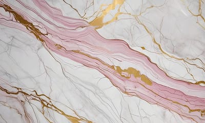 Zelfklevende vloerbedekking - ROZE GRIJS MARMER EFFECT - Antislip beschermlaag op rol - 60x100cm
