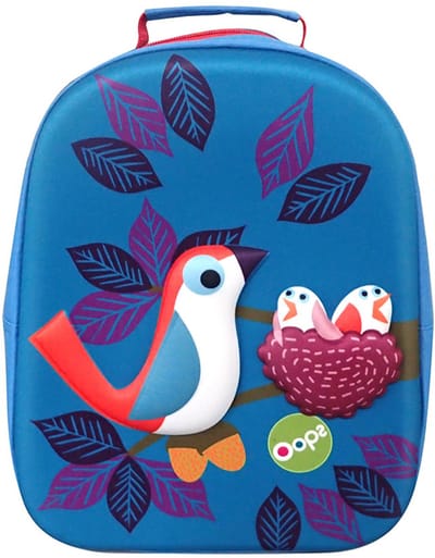 Oops 3d Zachte Vogel Rugzak Blauw Kinderen