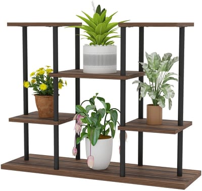 Plantenstandaard – Plantenrek - Plantentafel – Kamerplanten- bloempotten voor binnen en buiten - Hout