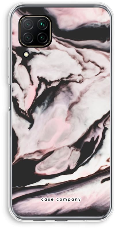 Case Company® - Hoesje geschikt voor Huawei P40 Lite hoesje - Roze stroom - Soft Cover Telefoonhoesje - Bescherming aan alle Kanten en Schermrand