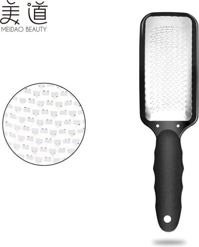 ShaveSkin - Eeltschaaf  -Rvs - Voetvijl - Eeltrasp - Metallic - Zwart - 270 mm
