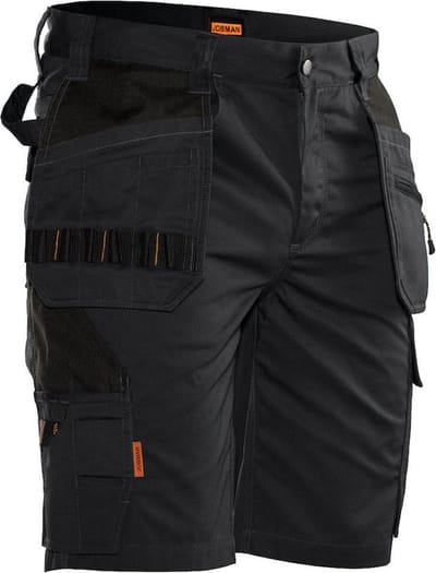 Jobman Practical 2722 Korte Werkbroek Holsterpockets - Mannen - Zwart - 44