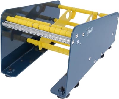 Stalen Labeldispenser voor Zelfklevende Etiketten, Tafelapparaat tot 163 mm