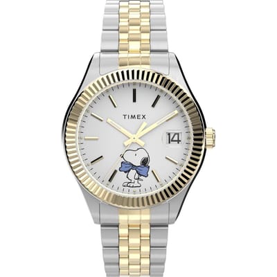 Timex Peanuts Legacy Bowtie TW2Y11100 Horloge - Staal - Multi - Ø 34 mm