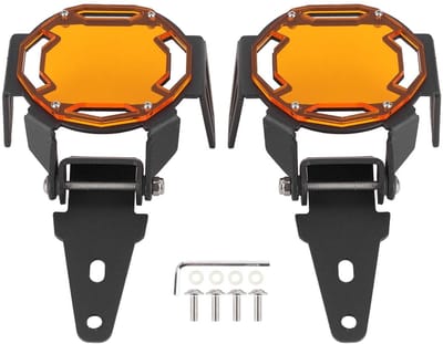 Dailygoods- Mistlamp Guard Beschermhoes - Premium Aluminium - Krasbestendig - Voor R1200GS/R1250GS Adventure LC - Inclusief Installatiehardware - Duurzaam - Lampbeschermer