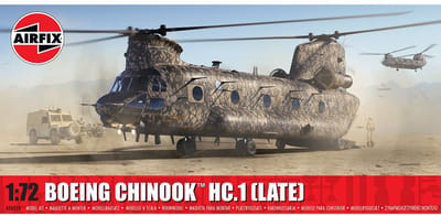Airfix Modelbouwpakket Helikopters - 06024 Boeing Chinook HC.1 Late Versie - Britse Transporthelikopter Plastic - 1:72 - Modelbouw