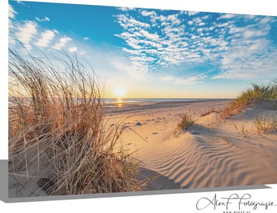 Alex F Fotografie - Schilderij - Een Warme Zomeravond - Multicolor - 80 X 120 Cm
