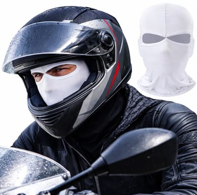 Balaclava Muts 2 Gaten I Bivakmuts I Skimuts I Muts Motor I Wit