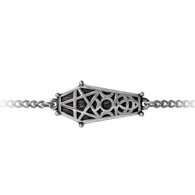 Alchemy - Hex Coffin Armband - Zilverkleurig