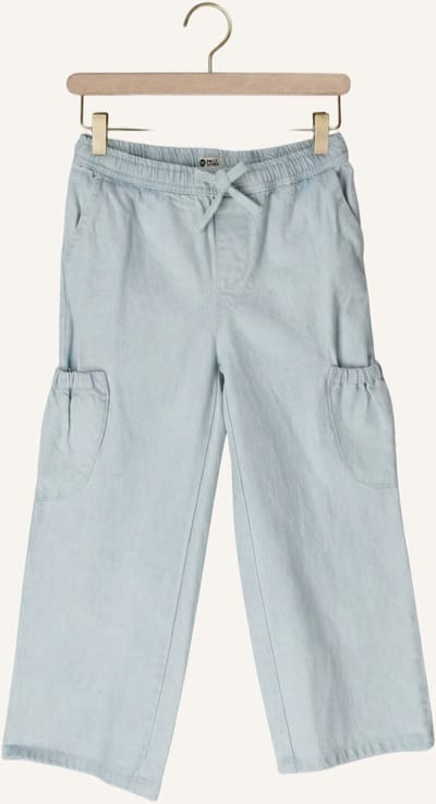 DAILY7 Light Weight Denim Pants Broeken Meisjes - Lichtblauw - Maat 104