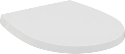 Toiletbril - WC-bril ovaal - Hygiënisch Werken - Zacht sluitend deksel - 42.5 cm lengte - Wit