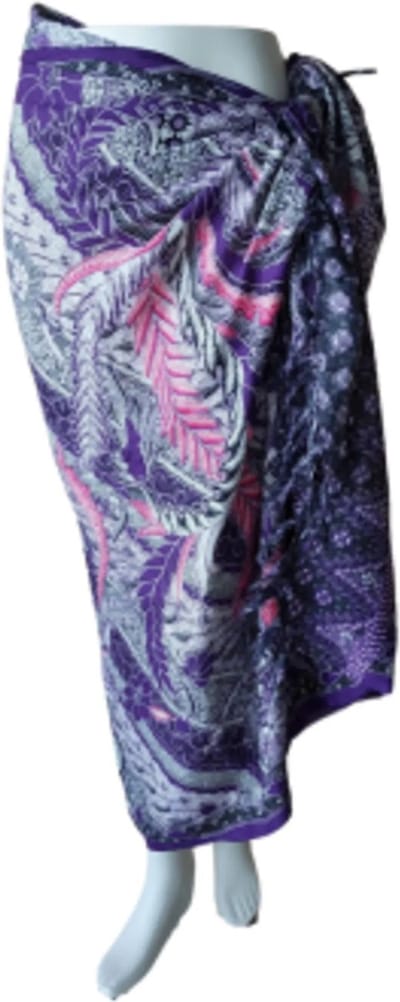 Sarong - 023 - Paarse pracht van Om Namaste - Pareo Saunadoek Wikkeljurk