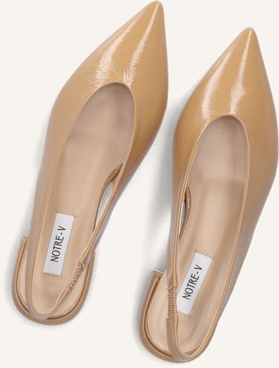 Notre-V 12218 Hakken Dames - Camel - Maat 39