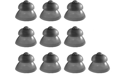 20 Stuks Hoortoestel Tympan en 1 Stuk Borstel – Siliconen Oordopjes – Hoortoestelaccessoires – Vervangende Oordopjes voor Hoortoestellen – Geschikt voor de meeste hoortoestellen