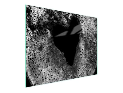 TMK ArtDeko Serie - Snijplank van Glas - 52x30 cm - Hartmotief - Schokbestendig