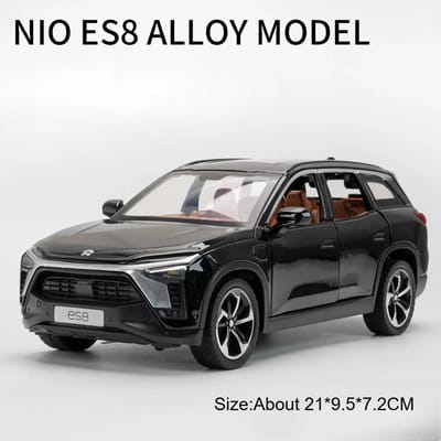 1:Modèle Réduit de Voiture Yangwang U9 Nio Es8 Échelle 1/24 Jouet Véhicules à Énergie Nouvelle Sons Lumières Portes Ouvertes Modèles Collection Cadeaux Pour Enfants