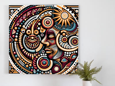 Kunstprint | Wanddecoratie | Dibond | 50 × 50 cm