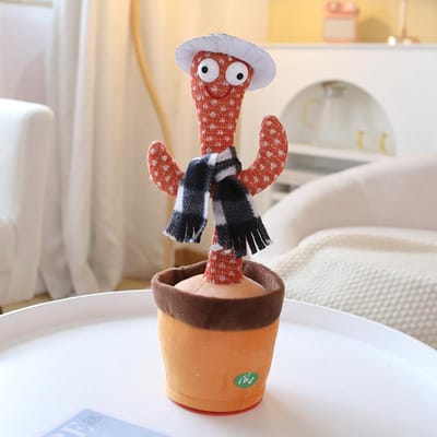 Leer Praten Cactus Elektrisch Speelgoed Zwaaiend Mexicaanse Cactus Serie Zingend en Dansend Opname Speelgoed 30cm (battery model)