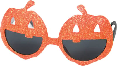 Folat - Bril Pompoen Glitter - Halloween - Halloween accessoires - Halloween outfit - Halloween brillen - Halloween Kostuum