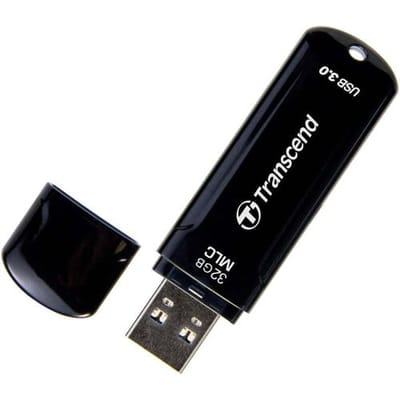Transcend JetFlash™ 750K USB-stick 32 GB Zwart TS32GJF750K USB-A 3.2 Gen 1