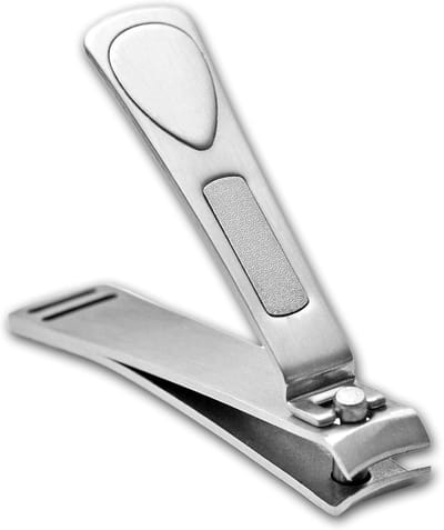 Grote Nagelknipper - Nagelknipper RVS - Nagels Knippen - Geïntegreerde Vijl - 8.5 cm Lengte - Geborsteld Staal