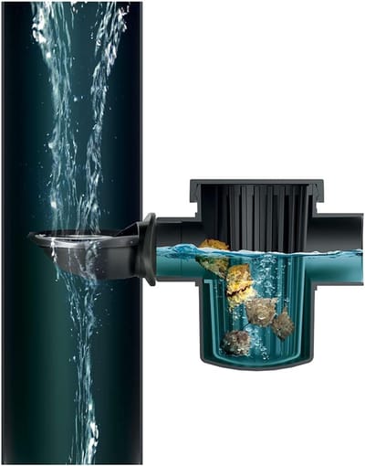 SnelShoppen - Regenwatercollector voor Afvoerbuis en Regenvat - Inclusief Filter, Boor en 9-delige Set voor Gemakkelijk Aansluiten van Regenpijp - Ide