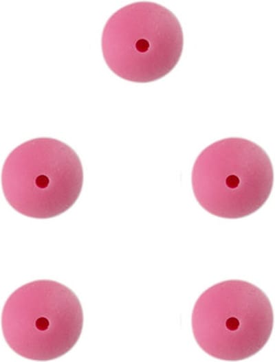 Durable Siliconen Kralen 12mm 5 stuks 786 Dark Pink