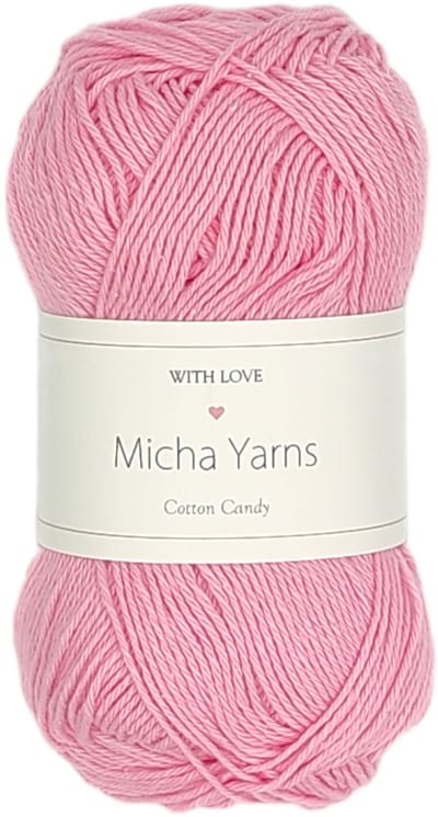 Micha Yarns - 100% katoen haakgaren - 5 bollen haakkatoen - 5 x 50gram - 170meter per bol - Donker Roze (009)