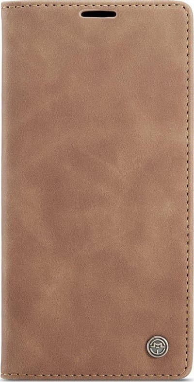 Caseme Telefoonhoesje geschikt voor Apple iPhone 12 Pro Max Hoesje Bookcase Portemonnee - Bruin